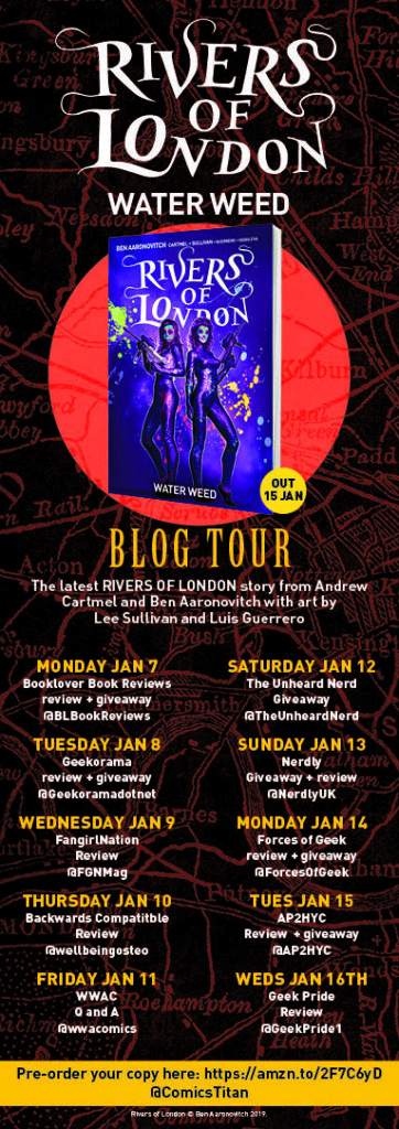 Rivers of London Water Weed Blog Tour - Titan Comics