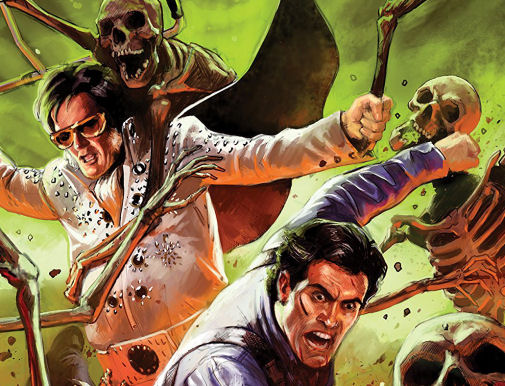 Preview for Army of Darkness/Bubba Ho-Tep #2 Scott Duvall (writer), Vincenzo Frederici (art), Michele Monte (colors), Taylor Esposito (letters), Tom and Sian Mandrake; Robert Hack; Diego Galindo (covers) March 13th, 2019 Dynamite Comics