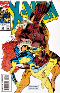 Sabretooth attacks Jean Grey