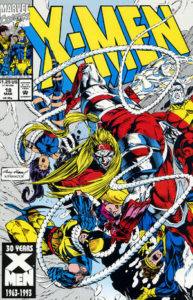 Omega Red wraps the X-Men up in his whips