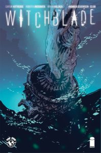 Witchblade #17 (Top Cow Comics, July 2019) - A spiral-like structure in wide view against a dark landscape