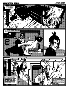Blue Moon Brawl comic