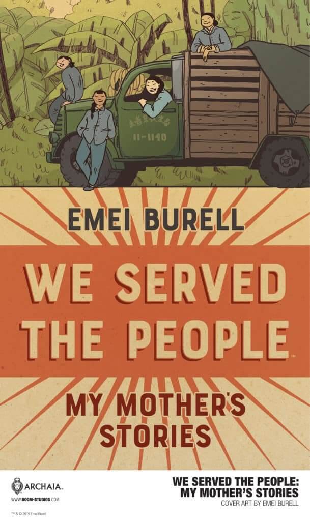 We Served the People: My Mother's Story, cover by Emei Burell, BOOM! Studios, 2019