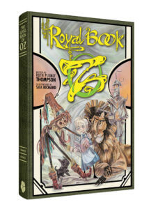 Cover of the Royal Book of Oz featuring Dorothy, the Lion, Tin Man, and Scarecrow