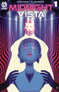 Juan Doe’s cover to Midnight Vista #1, with the stylized depiction of a boy caught in the beam of a UFO.