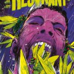 A man screams with bugs flying around his face