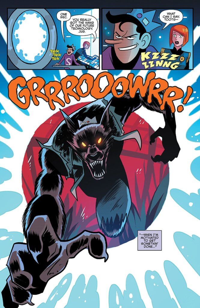 Panel Art for Archie's Time Police #4 C Archie Comics 2019