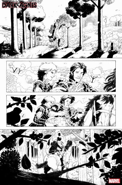 Page from Dark Agnes #1 (Marvel Comics, February 2020)