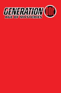 Blank Red cover with the Generation One logo