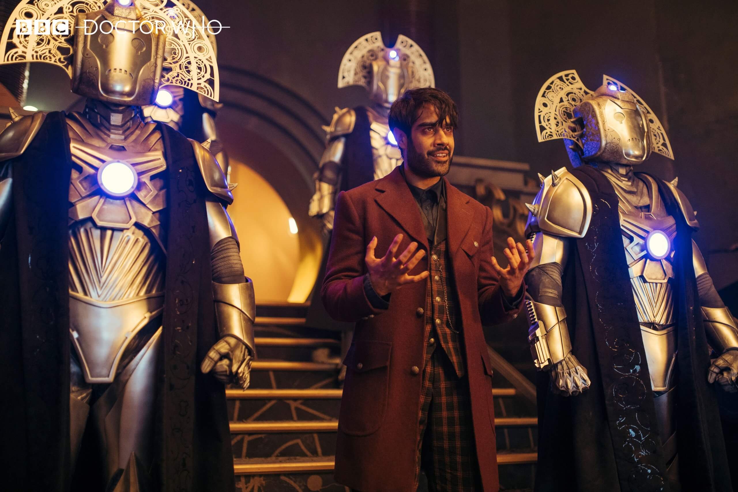 Sacha Dhawan's Master surrounded by Cybermasters (Credit: James Pardon)
This Past Fortnight in Doctor Who History | February 27th - March 12th