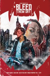 A man in a white shirt and black jacket holds a katana. A woman's face hovers in the background