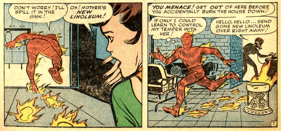 Panel from Strange Tales #114