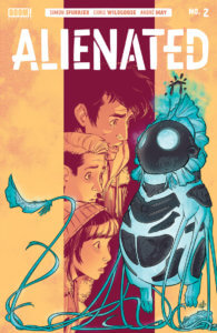 Alienated #2, March 2020, BOOM! Studios, cover by Chris Wildgoose