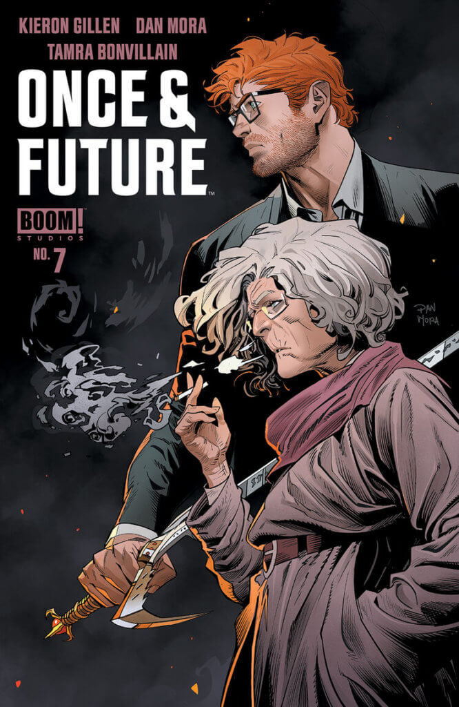 Once and Future #7, BOOM! Studios, March 2020, cover by Dan Mora