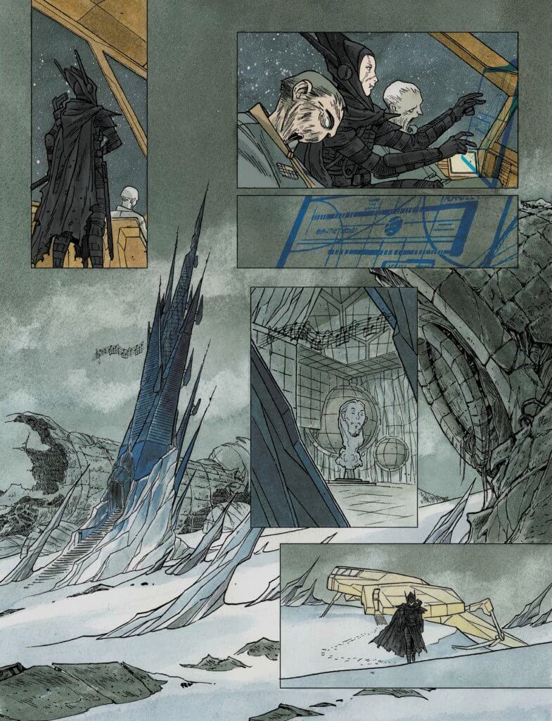 A dark and spiky world