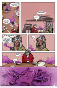 Panels from Ash & Thorn #3 (Ahoy Comics, July 2020)