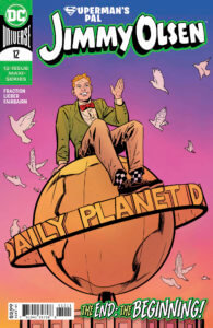 Jimmy Olsen #12 cover - Jimmy on the Daily Planet