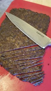 Dried beef chopped into strips