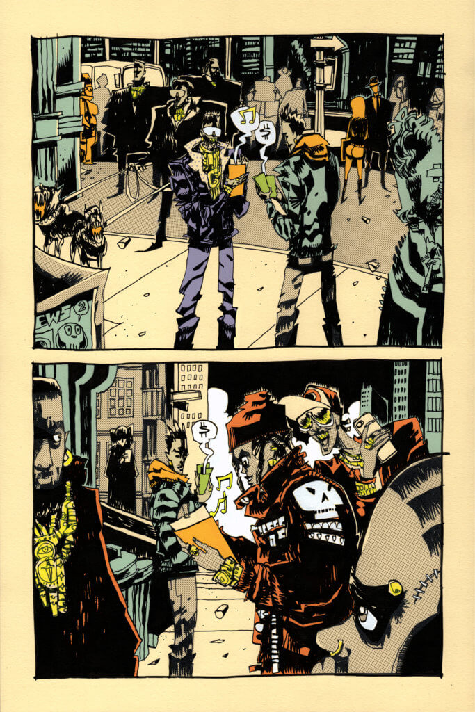 Illustrations by Jim Mahfood from Sorcerers