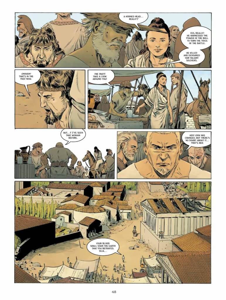 pages from Fire of Theseus (Humanoids, 2020)