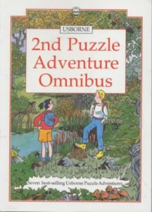 Brenda Haw's cover for the Vanishing Village/Usbourne Puzzle Adventure Omnibus, Usbourne, 1990