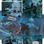 Adventurers fight a baby ghost. From Critical Role: Vox Machina Origins vol. 2, by Houser, Samson, Maher, MSASSYK