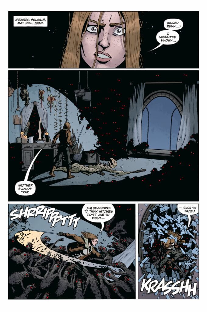 Panels from Lady Baltimore #1 (Dark Horse Comics, March 2021)