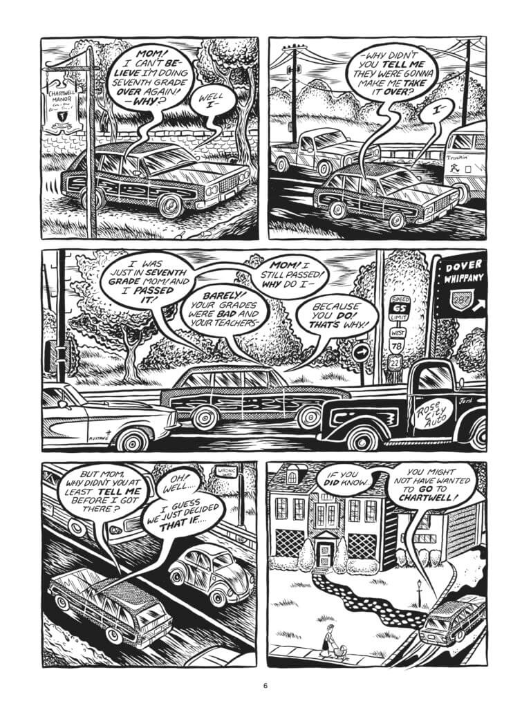 Page from Chartwell Manor by Glenn Head (Fantagraphics, May 2021)