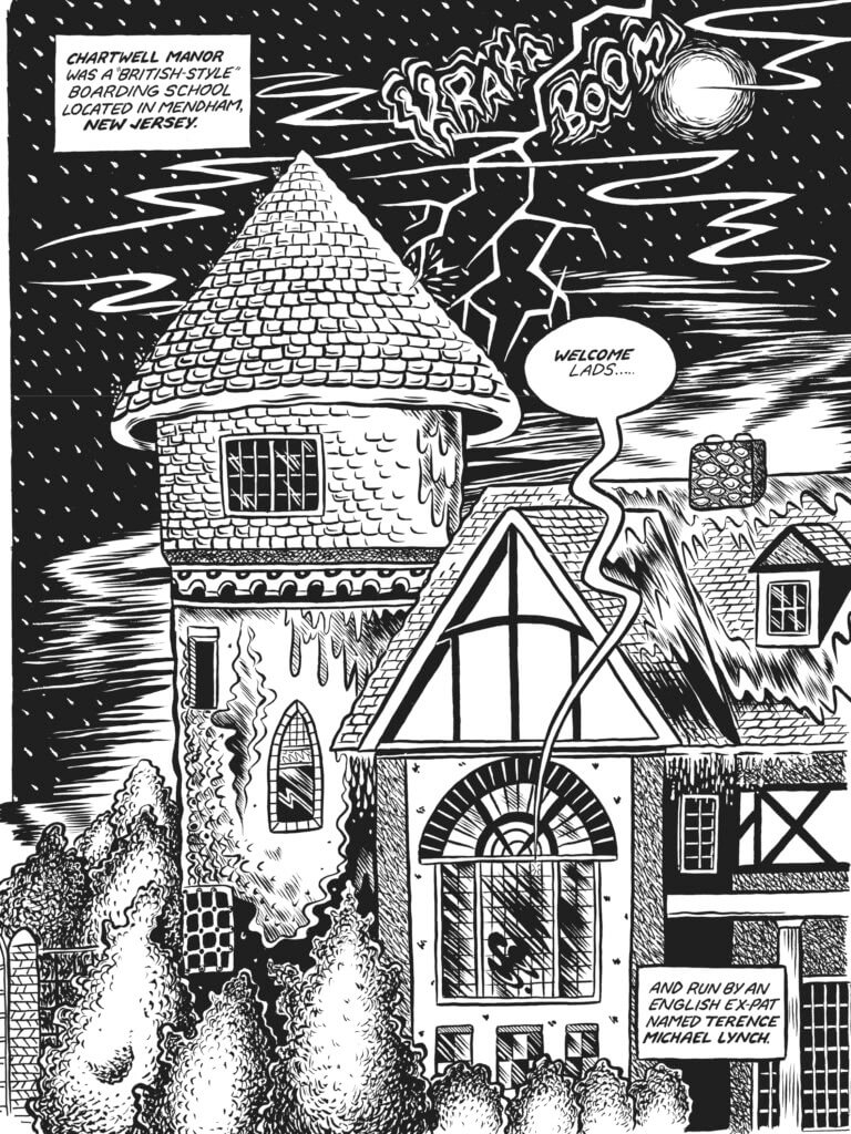 Page from Chartwell Manor by Glenn Head (Fantagraphics, May 2021)