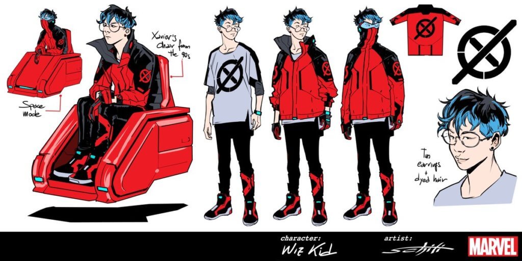 Taki character-design for SWORD, Valerio Schiti