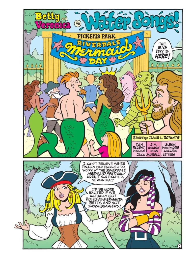 Panel art for Betty and Veronica Jumbo Comics Digest #295. C July 2021 Archie Comics