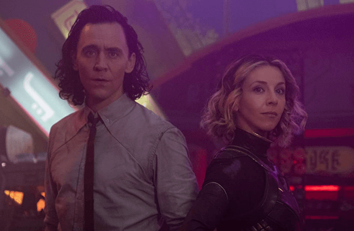 Loki and Syvlie stand together in Disney+'s 'Loki.'