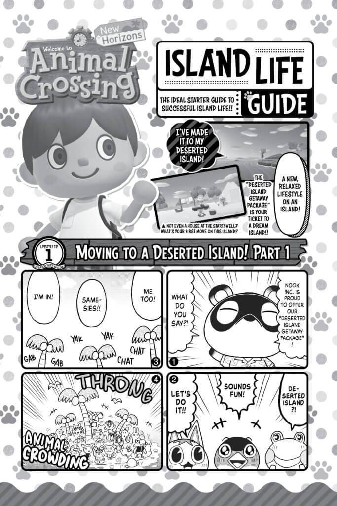 Pages from Animal Crossing New Horizons: Deserted Island Diary Volume 1