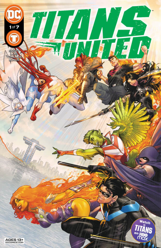 Cover image of Titans United #1 by Jamal Campbell, DC Comics, September 2021