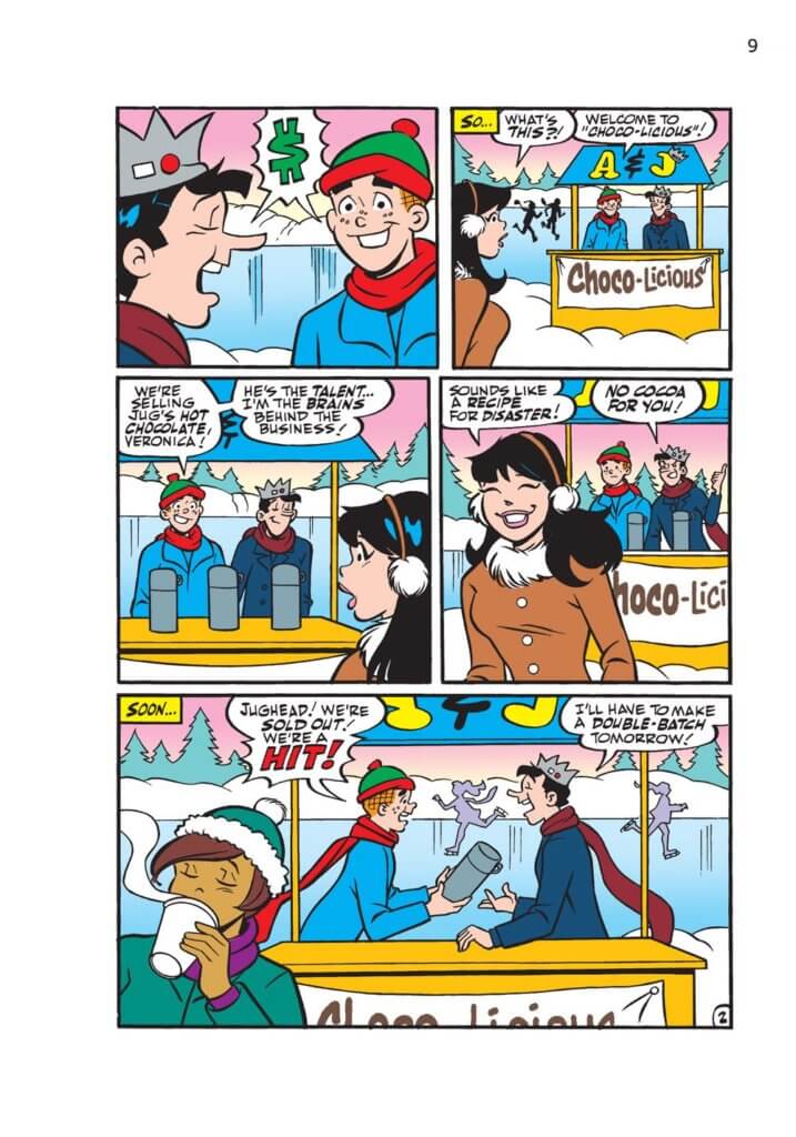 Comic Panel Art from Archie Comics