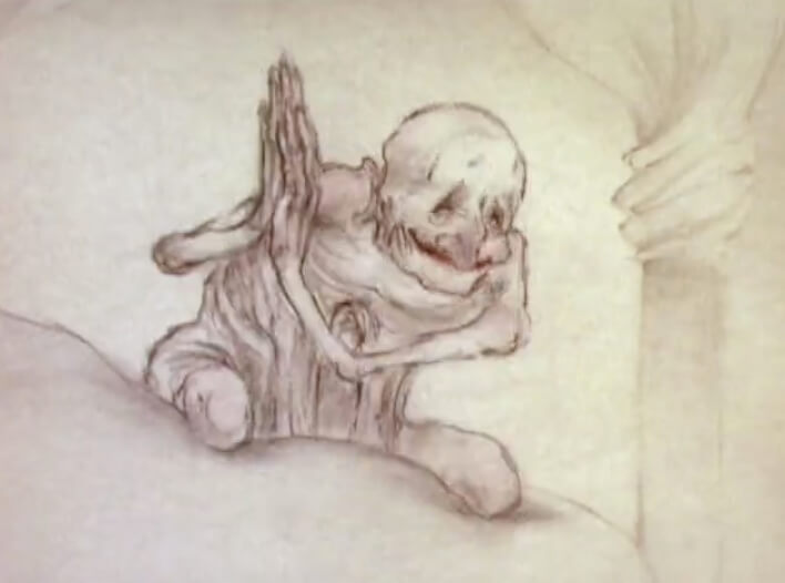 The crone character from Joanna Quinn's animated version of "The Wife of Bath's Tale"