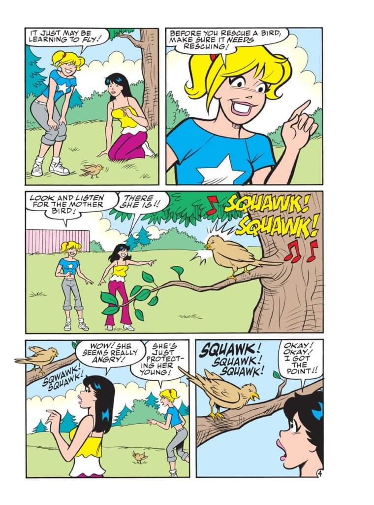 Panel art for Betty and Veronica Jumbo Comics Digest #302 C 2022 Archie Comics