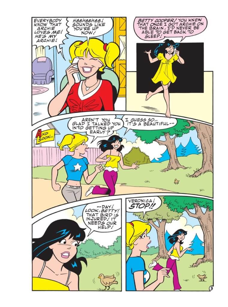 Panel art for Betty and Veronica Jumbo Comics Digest #302 C 2022 Archie Comics