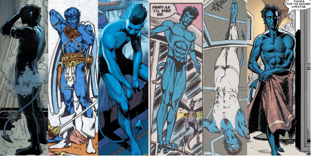 Various images of Nightcrawler being sexy
