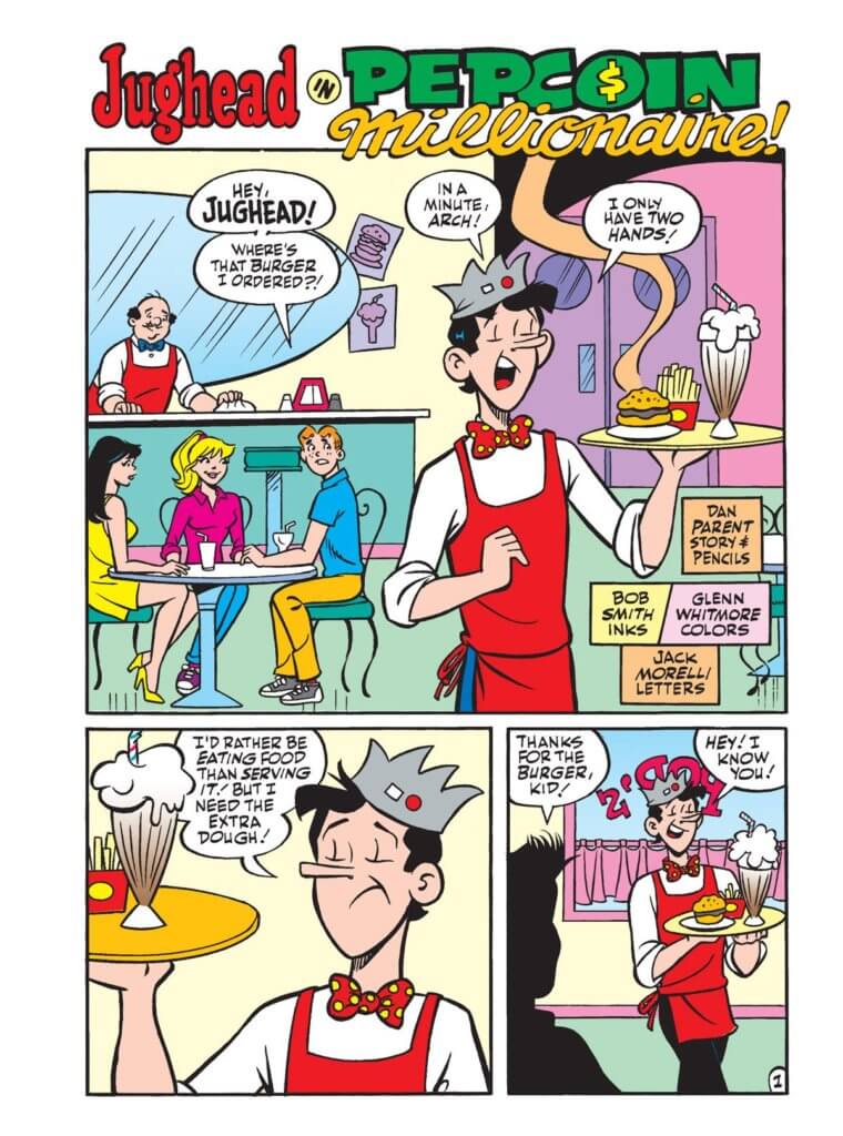 Comic Panel Art from Archie's Jumbo Comics Digest #119 C May 2022 Archie Comics.