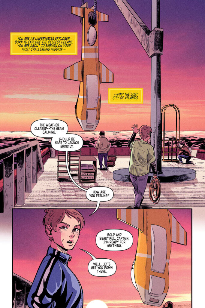 Pages from Choose Your Own Adventure: Journey Under the Sea