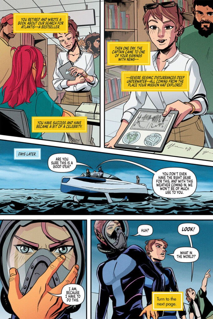 Pages from Choose Your Own Adventure: Journey Under the Sea