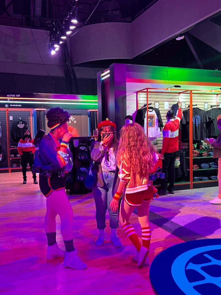 Actors at Stranger Things: The Experience.