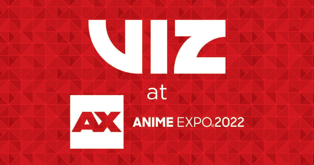 graphic depicting VIZ and anime expo logo together