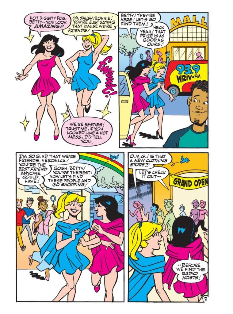 Panel art from World of Betty and Veronica Jumbo Comics Digest #17