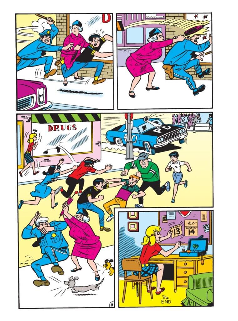 Panel art from World of Betty and Veronica Jumbo Comics Digest #17