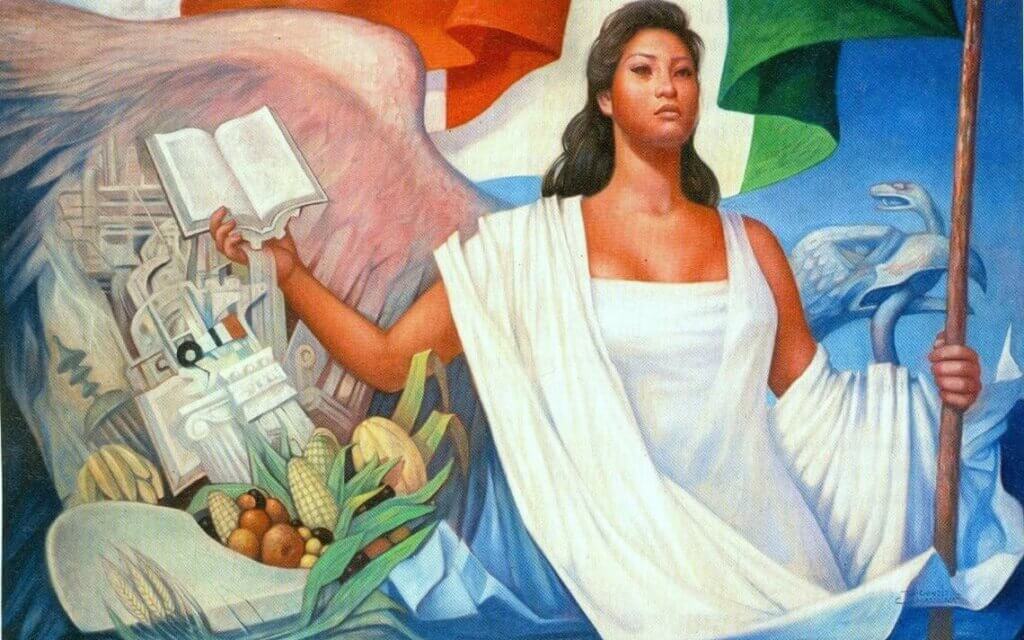 La Patria, a painting by Mexican muralist Jorge González Camarena