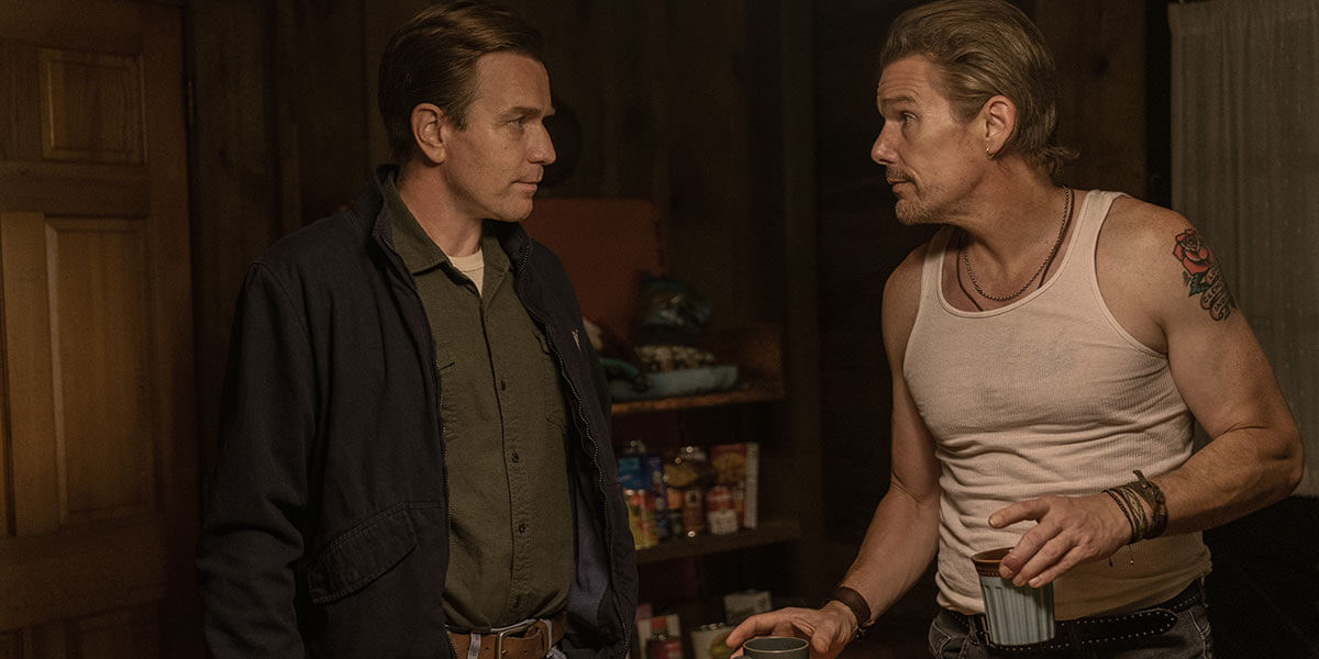 Ewan McGregor and Ethan Hawke as the titular characters in Raymond & Ray, now showing at TIFF 2022