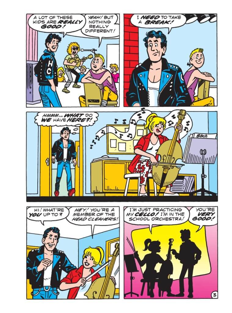 Comic Panel Art for Archie Comic Jumbo Digest #17: Best of the 1980s C November 2022 Archie Comics