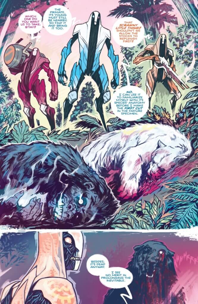 Fifth page of All Against All (Image, December 2022)